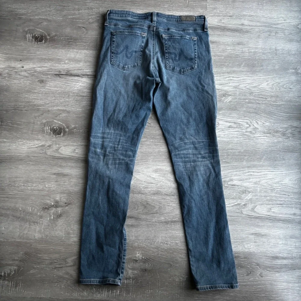 AG Adriano Goldschmied The‎ Prima Skinny Leg Jeans Women Size 29 Distressed Blue - Picture 6 of 9